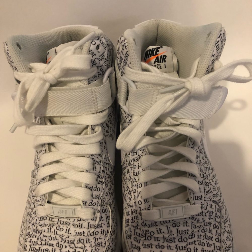 Just do it nike Air Force ones - Picture 3 of 8